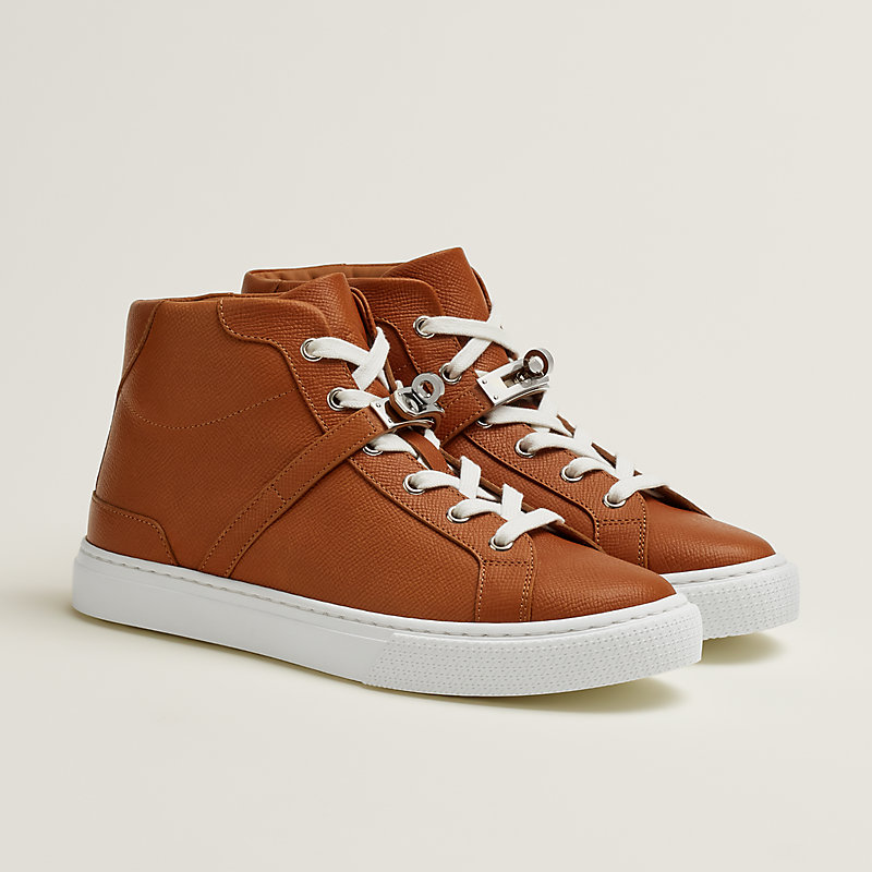 Brown gucci sales high top sneakers